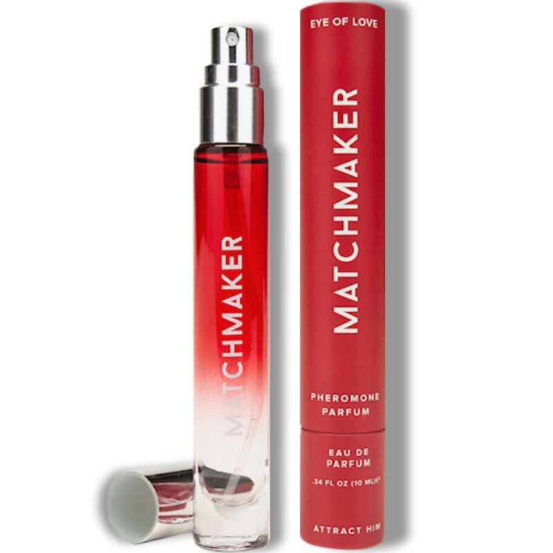 ŒIL D'AMOUR - PARFUM AUX PHÉROMONES MATCHMAKER DIAMANT ROUGE ATTIREZ-LE 10 ML