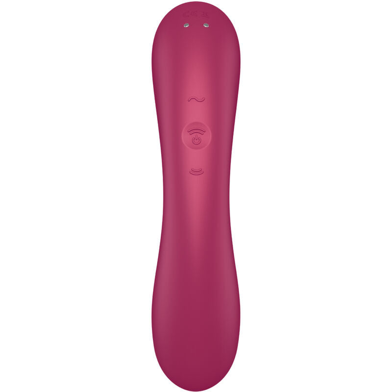 SATISFYER - CURVE TRINITY 1 VIBRATION À IMPULSION D'AIR ROUGE