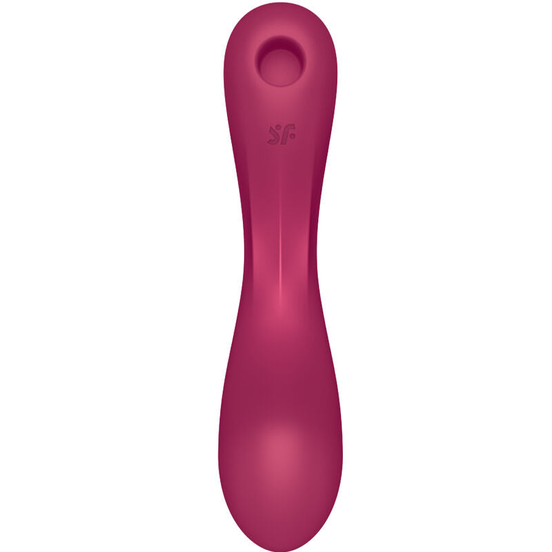 SATISFYER - CURVE TRINITY 1 VIBRATION À IMPULSION D'AIR ROUGE