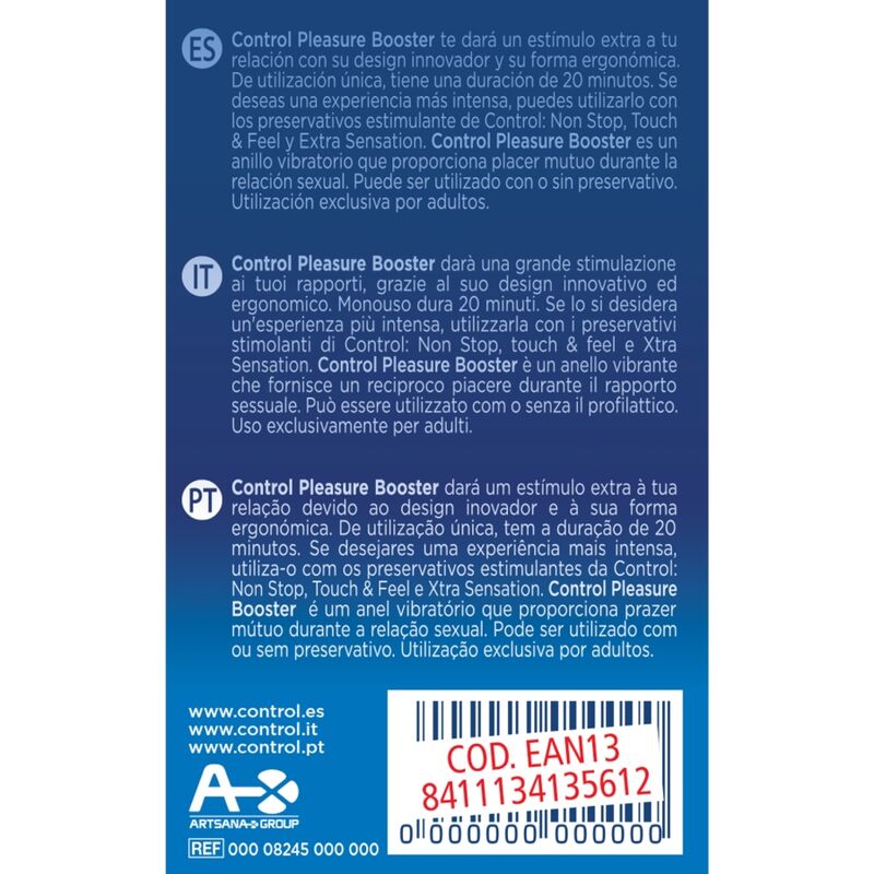 ANNEAU VIBRANT DE CONTRÔLE ET DE PLAISIR