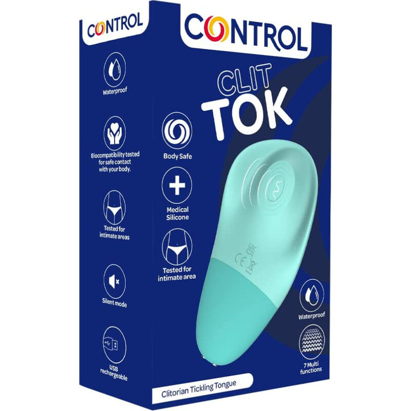 COMMANDE - LANGUE POUR STIMULATEUR CLITORIAL RECHARGEABLE CLIT TOK