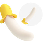 PRETTY LOVE - BANANA GEEK SUPER POWER 7 VIBRATIONS HAUT ET BAS EN SILICONE NOIR