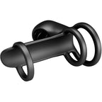 PRETTY LOVE - JAMMY - GAINE PÉNIENNE À 12 VIBRATIONS AVEC LANGUE EN SILICONE RECHARGEABLE