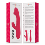 INTENSE - RECHARGEABLE MULTIFUNCTIONAL UP &amp; DOWN DUA VIBRATOR WITH RED TONGUE