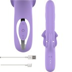 INTENSE - BILLIE VIBRATORE MULTIFUNZIONALE RICARICABILE A SUCCHIO CON PULSANTE VIOLA