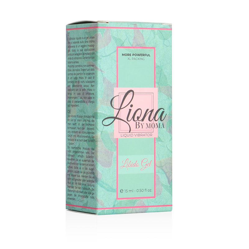 LIONA BY MOMA - LIQUID LIBIDO GEL VIBRATOR 15 ML