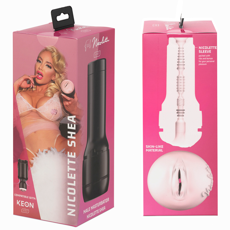 KIIROO - KEON + FEEL NICOLETTE SHEA STROKER + LUBRIFIANT AQUA DE QUALITÉ 50 ML 