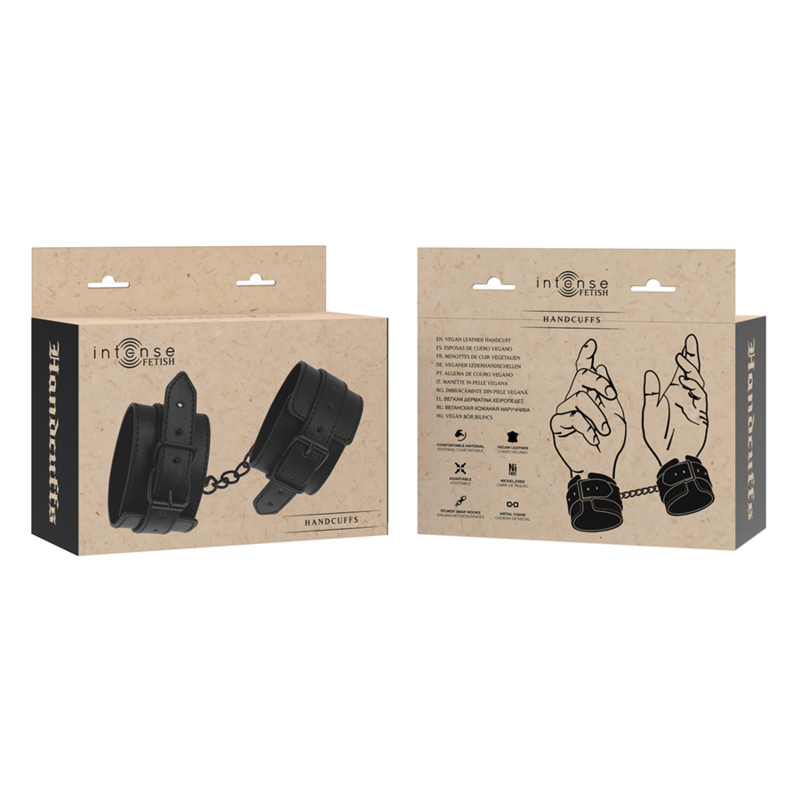 MENOTTES FÉTICHES EN CUIR VEGAN INTENSES