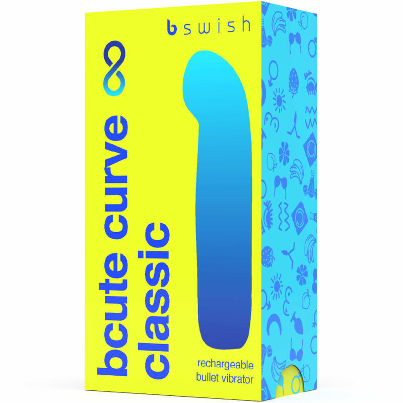 B SWISH - BCUTE CURVE INFINITE CLASSIC VIBRATEUR EN SILICONE RECHARGEABLE JAUNE