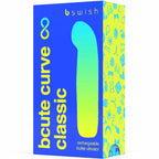 B SWISH - BCUTE CURVE INFINITE CLASSIC VIBRATEUR RECHARGEABLE EN SILICONE BLEU