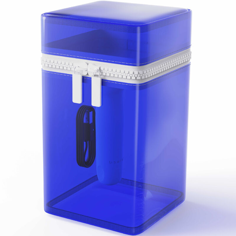 B SWISH - VIBRATEUR RECHARGEABLE EN SILICONE BLEU CLASSIQUE À COURBE INFINI, ÉDITION LIMITÉE