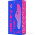 B SWISH - BWILD BUNNY INFINITE CLASSIC VIBRATEUR RECHARGEABLE EN SILICONE BLEU