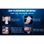 GAME CUP - MASTURBATEUR VIBRANT À HAUTE INTENSITÉ AVEC FONCTION CHAUFFANTE ET SUPPORT POUR MOBILE - NOIR