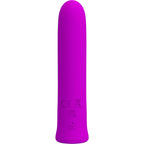 PRETTY LOVE - CURTIS MINI SUPER POWER VIBRATEUR 12 VIBRATIONS EN SILICONE VIOLETTE