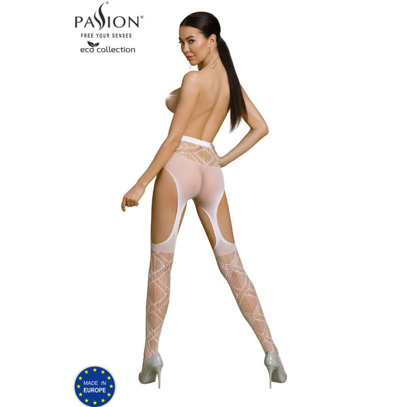 PASSION - COLLECTION DE BODYSTOCKING ÉCO ECO S005 BLANC