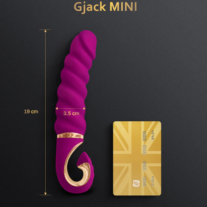 G-VIBE - GJACK MINI VIBRATEUR EN SILICONE VIOLET