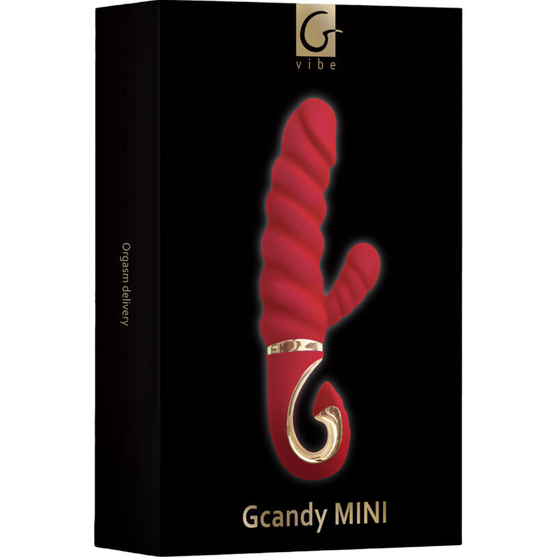 G-VIBE - GCANDY MINI VIBRATEUR EN SILICONE ROUGE