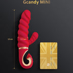 G-VIBE - GCANDY MINI VIBRATEUR EN SILICONE ROUGE