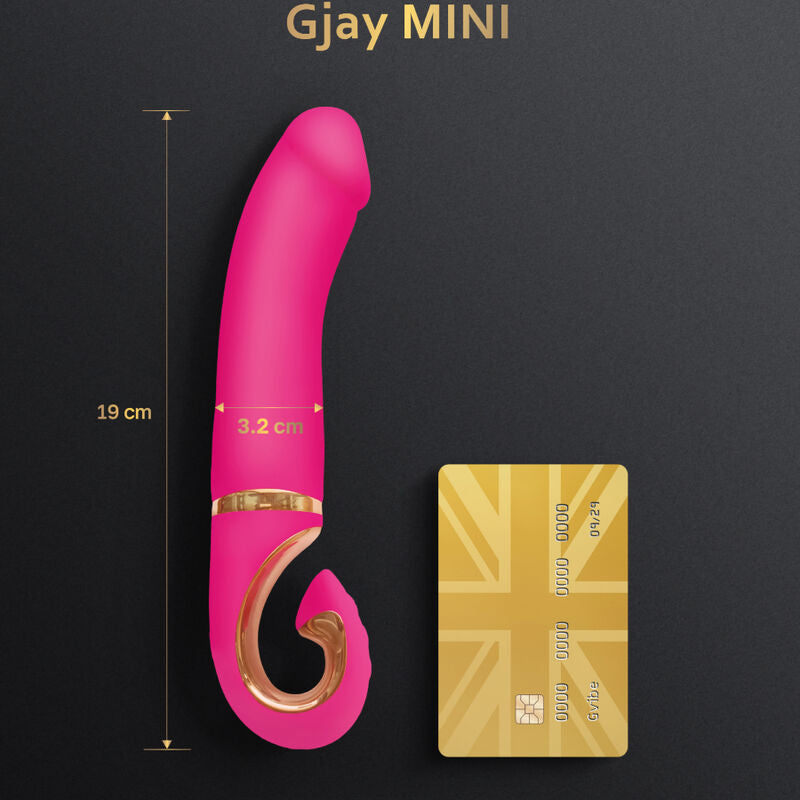 G-VIBE - GJAY MINI VIBRATEUR EN SILICONE ROSE