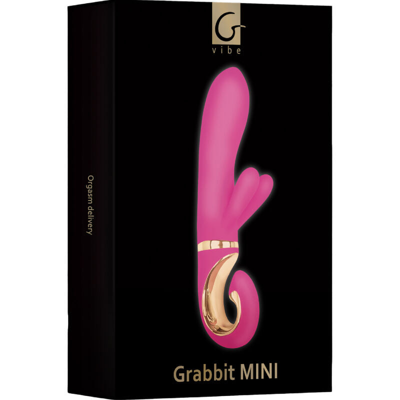 G-VIBE - MINI VIBRATEUR EN SILICONE ROSE GRABBIT