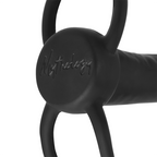 MYTHOLOGIE - GODEMICHET ANAL COBI ONYX AVEC ANNEAU PÉNIS ET TESTICULES EN SILICONE DE 13 CM