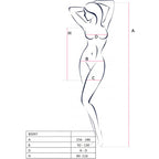 PASSION - BS097 BODYSTOCKING NERO TAGLIA UNICA