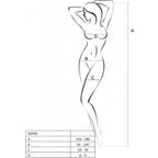 PASSION - BS099 BODYSTOCKING NERO TAGLIA UNICA