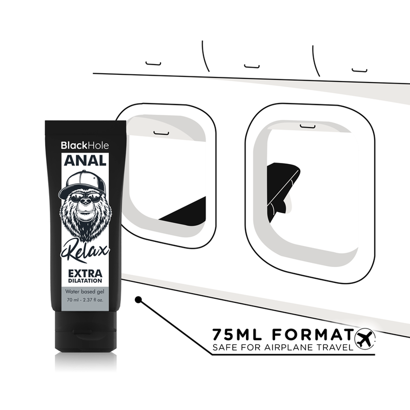 BLACK HOLE - Gel dilatant anal à base d'eau 70 ml