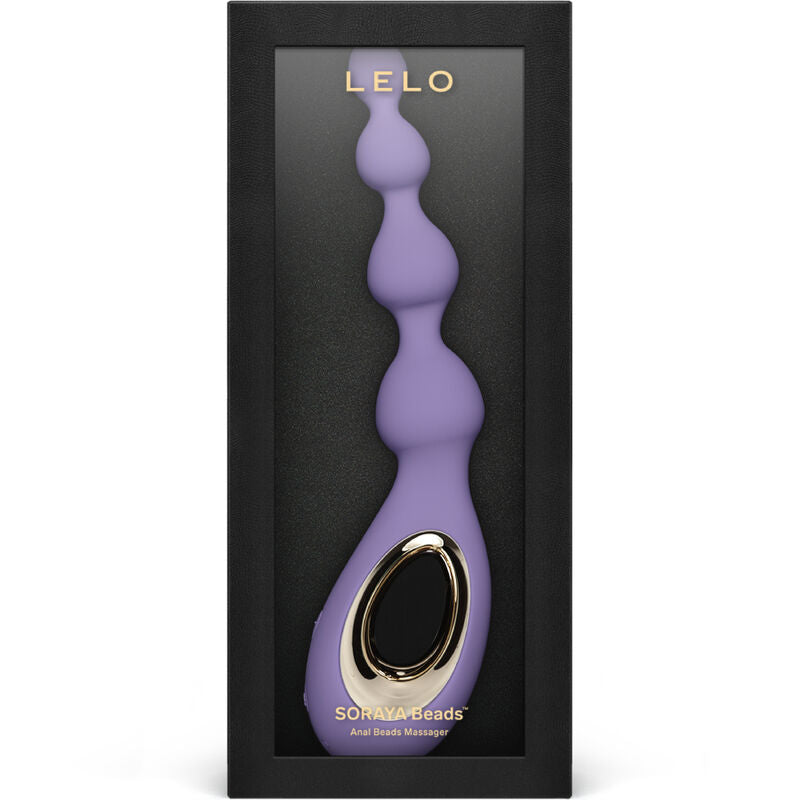 LELO - SORAYA PURPLE BEADED ANAL MASSAGER