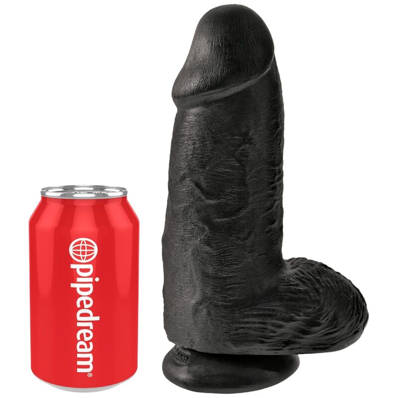 KING COCK - REALISTIC PENIS 23 CM BLACK