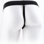 SÉRIE FETISH FANTASY - HARNAIS AVEC TÉLÉCOMMANDE RÉGLABLE PÉNIS RÉALISTE AVEC TESTICULES 17,8 CM