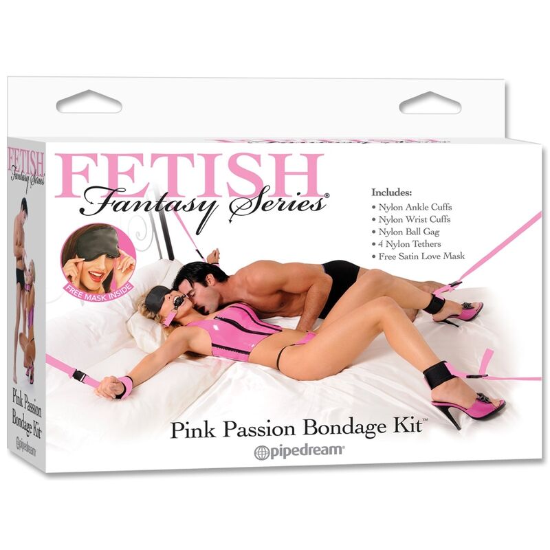 SÉRIE FETISH FANTASY - KIT DE BONDAGE ROSE