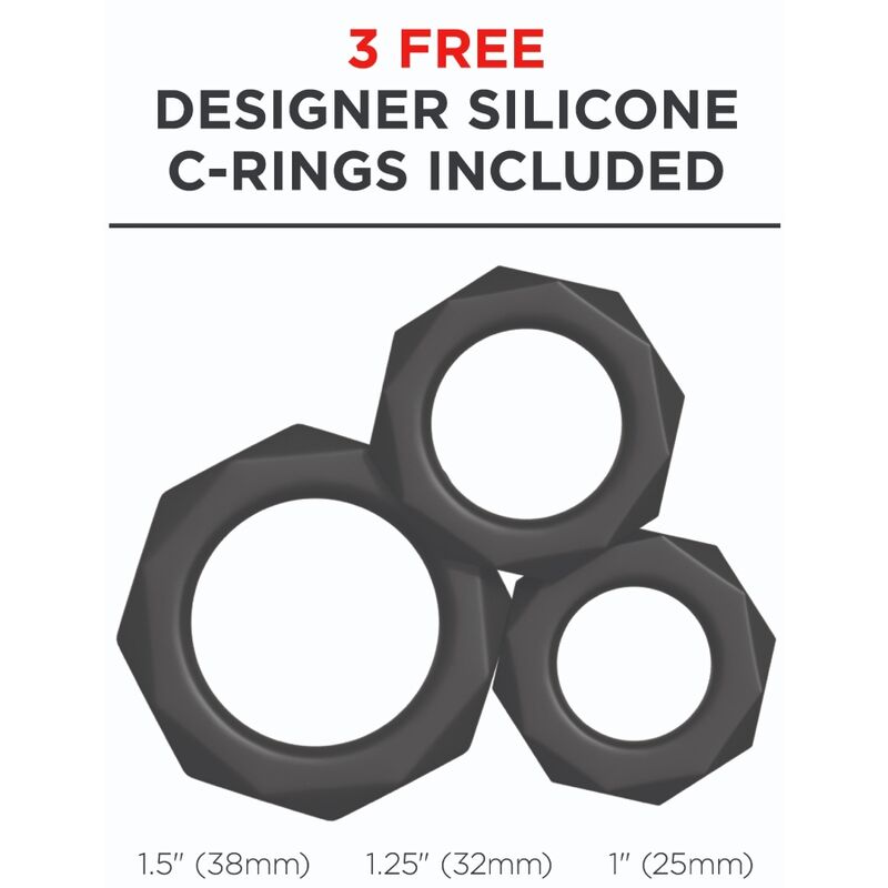 PDX ELITE - VIBRATEUR PRO STROKER EXTENDER