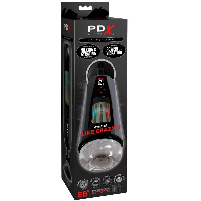 PDX ELITE - STROKER ULTIMATE MILKER 2 ROTATIF ET VIBRANT