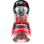 PDX ELITE - STROKER VIEWTUBE 2 CLEAR SPIRAL COMPRESSION