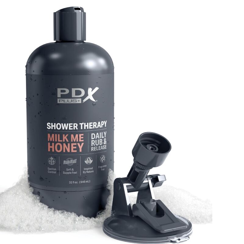 PDX PLUS - MASTURBATEUR À TRONCEUR DESIGN DISCRET DU FLACON DE SHAMPOOING MILK ME HONEY CANDY