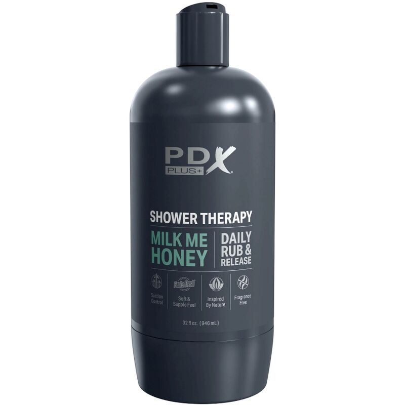PDX PLUS - MASTURBATEUR DISCRET AVEC FLACON DE SHAMPOOING MILK ME HONEY