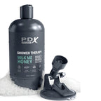 PDX PLUS - MASTURBATEUR DISCRET AVEC FLACON DE SHAMPOOING MILK ME HONEY