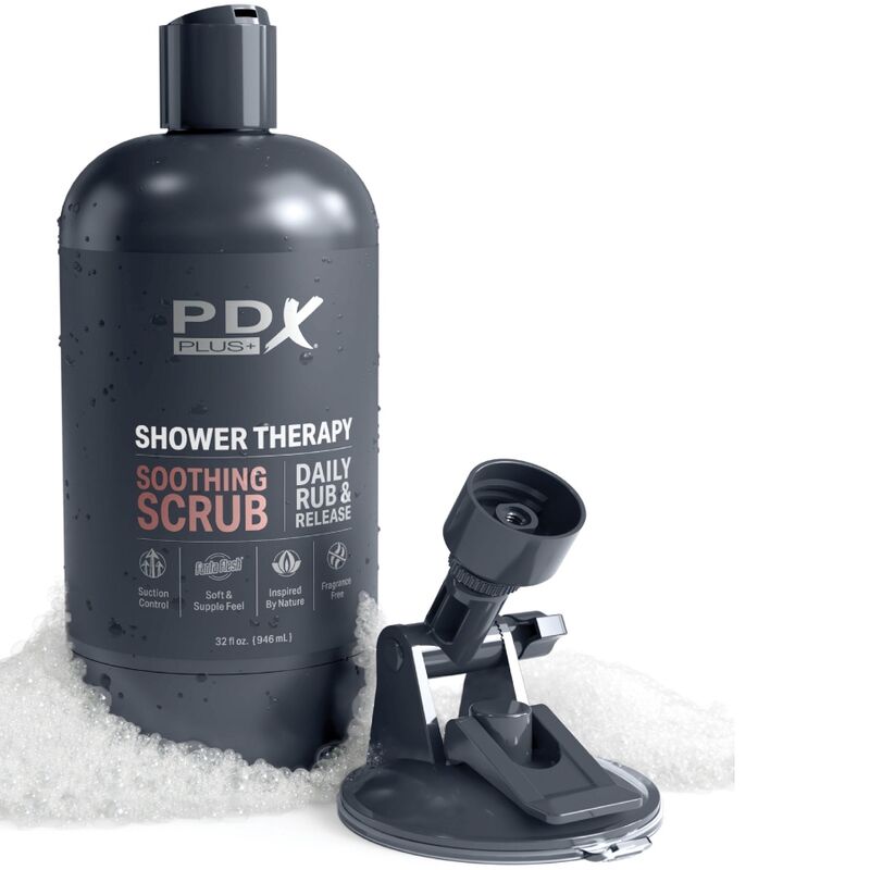 PDX PLUS - MASTURBATEUR, FLACON DISCRET, GOMMAGE, SHAMPOOING APAISANT, BONBONS