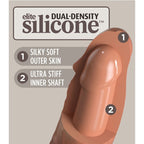 KING COCK - GODEMICHET EN SILICONE RÉALISTE ELITE 17,8 CM CARAMEL