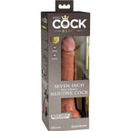KING COCK - GODEMICHET EN SILICONE RÉALISTE ELITE 17,8 CM CARAMEL