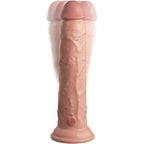 KING COCK - ELITE REALISTIC SILICONE VIBRATOR DILDO AND REMOTE CONTROL 23 CM