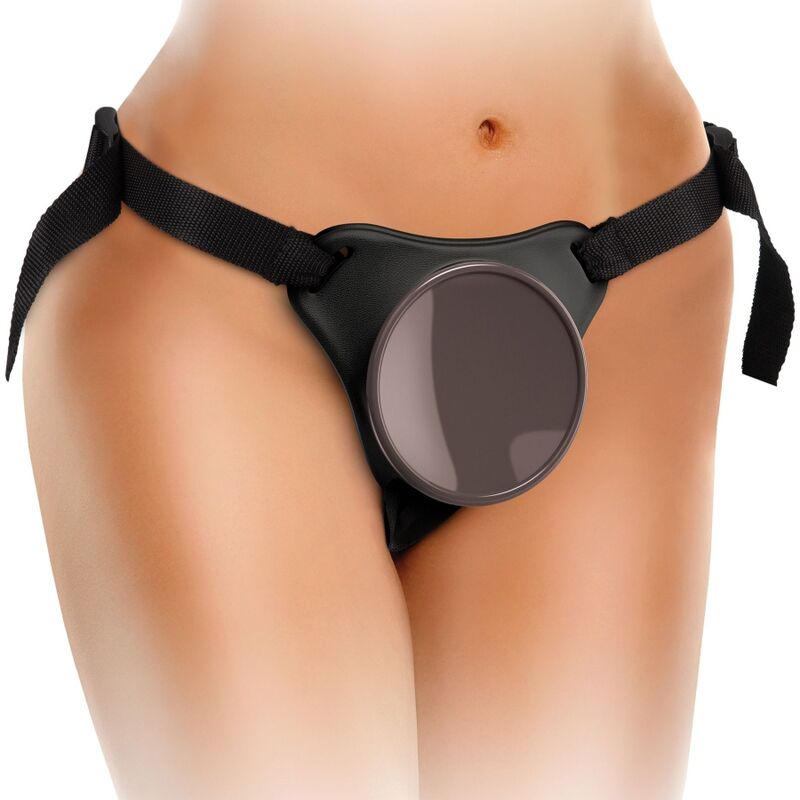 KING COCK - ELITE DELUXE ADJUSTABLE HARNESS KIT WITH TESTICLE RING AND 20.3 CM DILDO