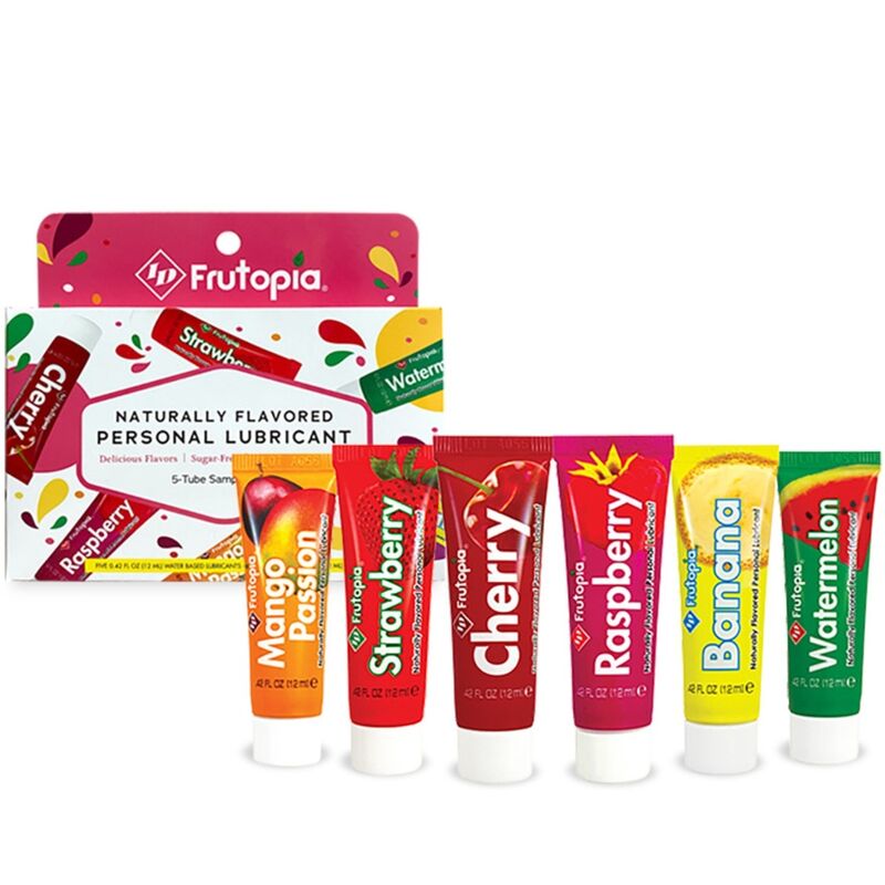ID FRUTOPIA - ASSORTED LUBRICANTS 5 PACKS OF 12 ML