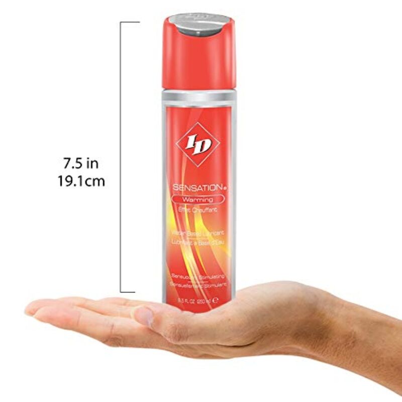 ID SENSATION - LUBRIFIANT À BASE D'EAU AVEC EFFET CHAUD 250 ML