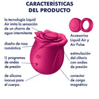 SATISFYER - VIBRATEUR À IMPULSIONS D'AIR PRO 2 CLASSIQUE FLEUR
