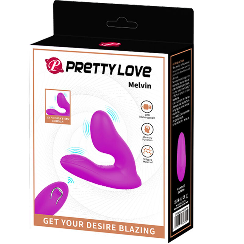 PRETTY LOVE - MELVIN MASSEUR CLITORIAL AVEC TÉLÉCOMMANDE