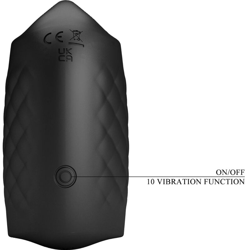 PRETTY LOVE - RECHARGEABLE MANUAL GLAND MASTURBATOR VIBRATOR