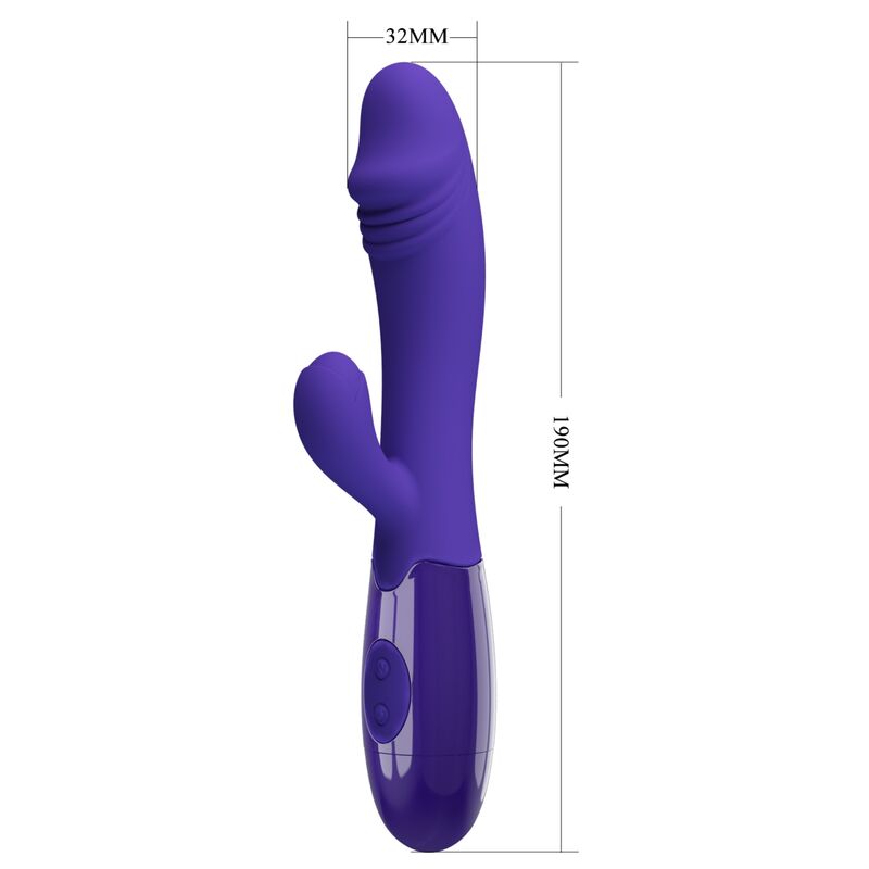 PRETTY LOVE - VIBRATEUR ET STIMULATEUR DE POINT G SNAPPY YOUTH (VIOLET)