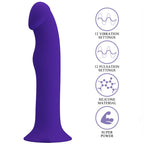 PRETTY LOVE - Godemiché vibrant rechargeable Murray Youth et Violet